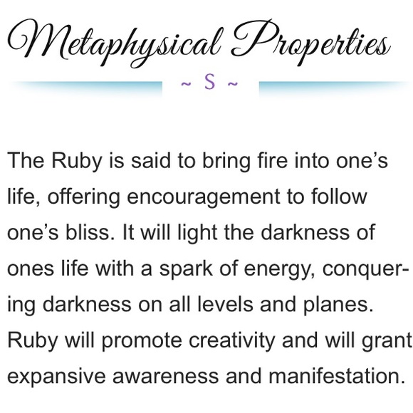 Raw Ruby & Sterling Set - Picture 14 of 16